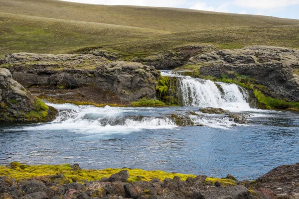 Ποταμός Nordari Ofaera στην Eldgja της Ισλανδίας — Φωτογραφία Αρχείου