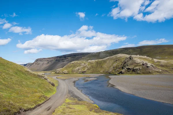 River Nordari Ofaera in Eldgja in Iceland — Stockfoto