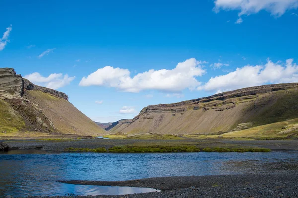 River Nordari Ofaera in Eldgja in Iceland — 스톡 사진