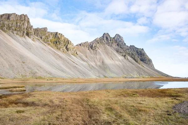 Góra Vestrahorn w południowo-wschodniej Islandii — Zdjęcie stockowe