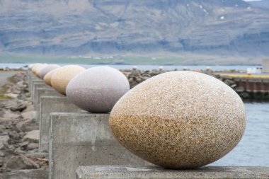 Doğu İzlanda, Djupivogur 'daki Gledivik' teki yumurtalar.