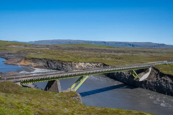 Пошкоджений Міст Через Річку Елдвотн Півдні Ісландії — стокове фото