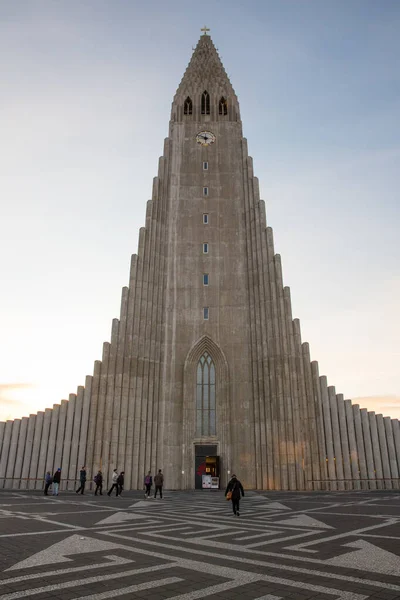 Reykjavik Iceland November 2019 Hallgrimskirkja Church City Center Reykjavik — Stock Photo, Image