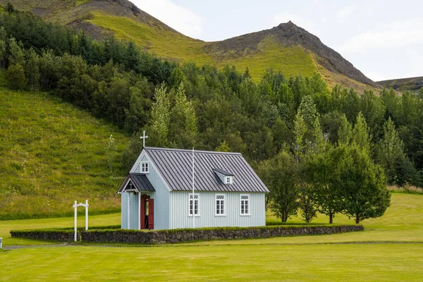 Église Skogar Dans Sud Islande — Photo