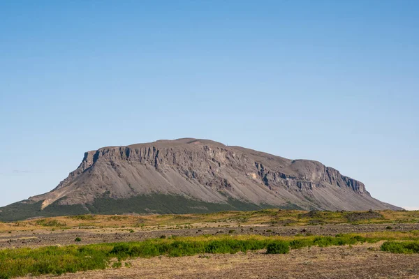 Burfell Berg Het Zuiden Van Ijsland Een Zonnige Zomerdag — Stockfoto