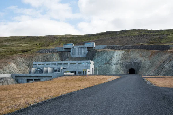 Centrale Hydroélectrique Budarhals Dans Les Hautes Terres Islande — Photo