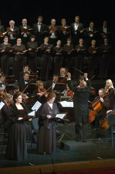 ' Реквієму "Моцарта виконанні капели — стокове фото