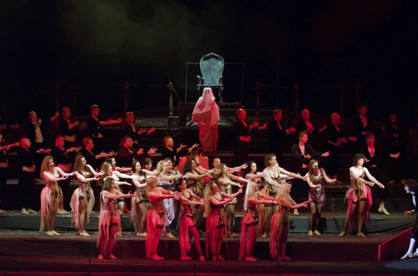 Musical and choreographic action Carmina Burana — Stock Photo, Image