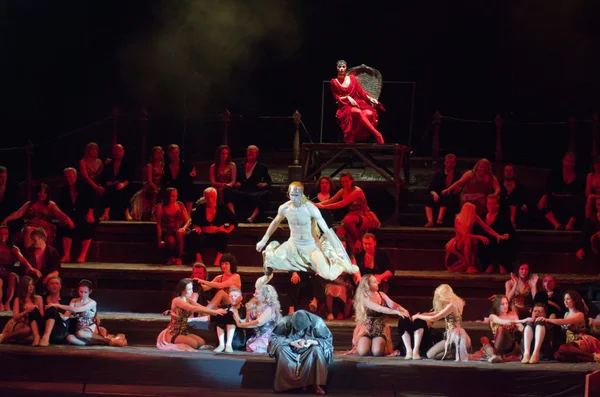 Музичні і хореографічні дії Карміна Бурана — стокове фото