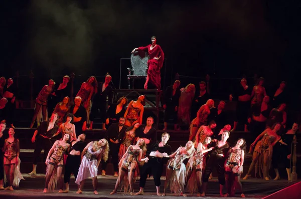 Musical and choreographic action Carmina Burana — Stock Photo, Image