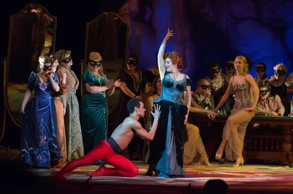 오페라 베르디의 트라비아타 — 스톡 사진