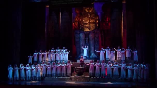 Opera classica Aida — Video Stock