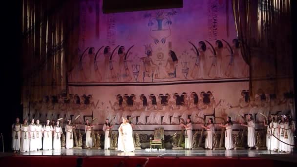 古典歌剧《艾达》 — 图库视频影像