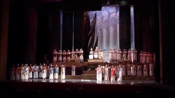 Ópera clásica Aida — Vídeo de stock