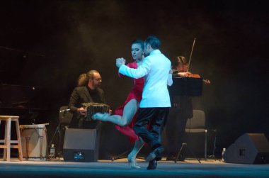 Argentine Tango show clipart