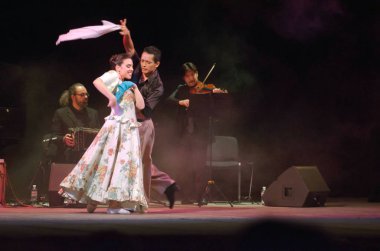 Argentine Tango show clipart