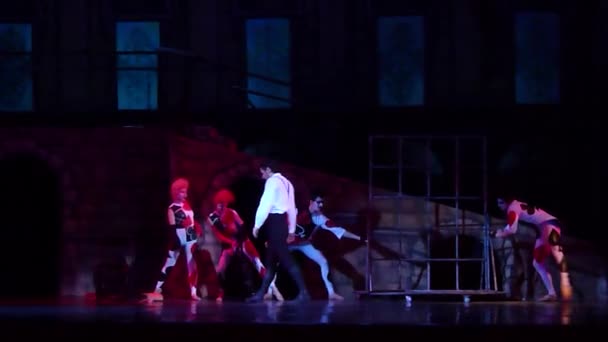 Carmen en José ballet — Stockvideo