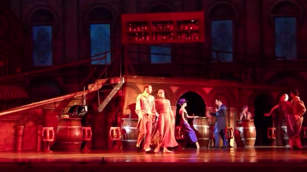 Carmen en José ballet — Stockvideo