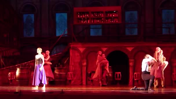 Balet Carmen a José — Stock video