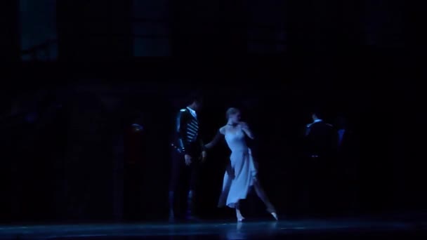 Carmen en José ballet — Stockvideo