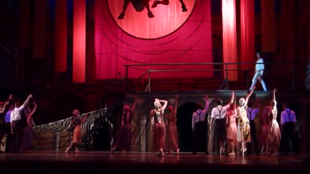 Carmen en José ballet — Stockvideo