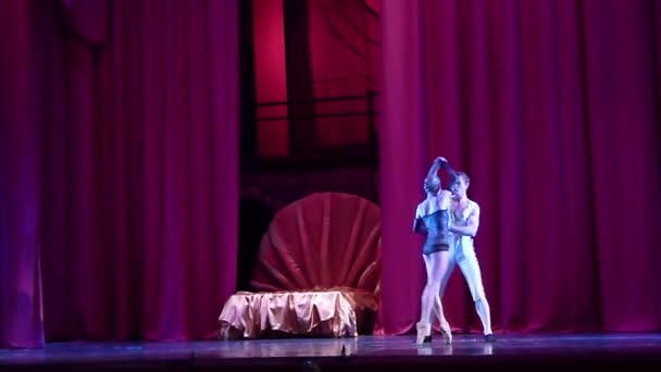 Carmen and Jose ballet — Stock Video