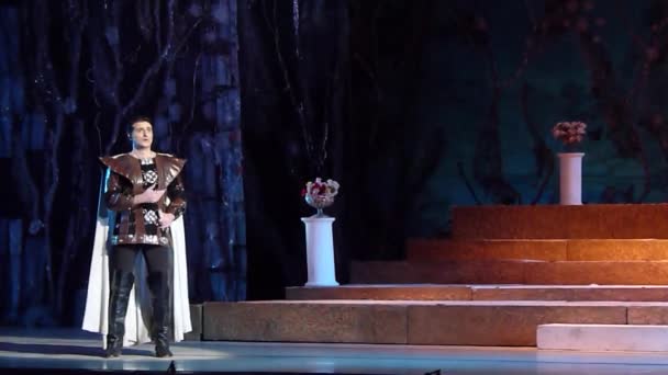 Klasik opera Iolanta. — Stok video