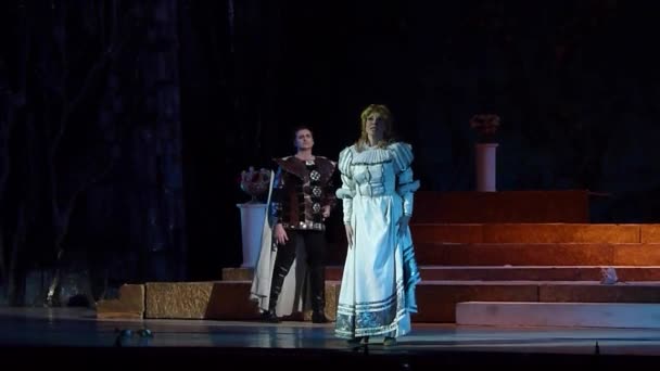 Klassieke opera Iolanta — Stockvideo