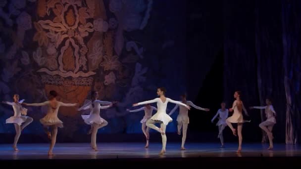 Mostrar perlas de ballet — Vídeo de stock