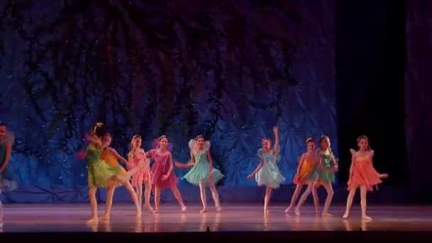 Mostrar perlas de ballet — Vídeos de Stock