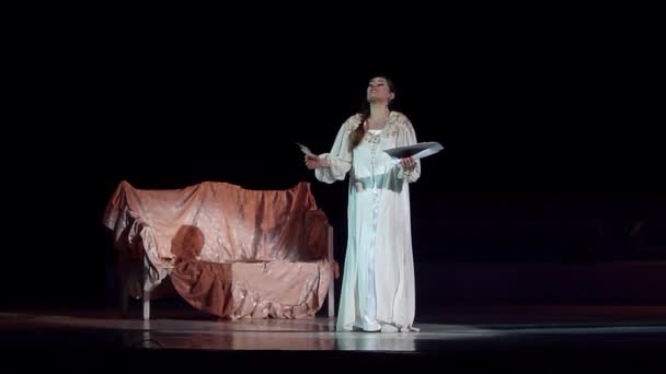 Opera Eugene Onegin — Stock video