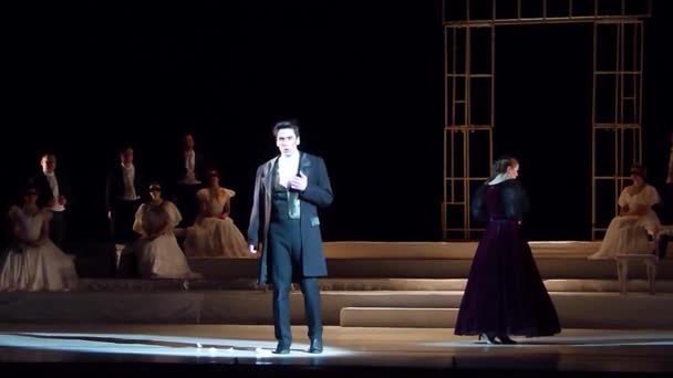 Eugene Onegin opera — Stockvideo