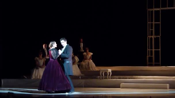 Eugene Onegin opera — Stockvideo