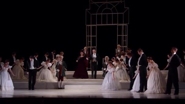 Eugene Onegin opera — Stockvideo