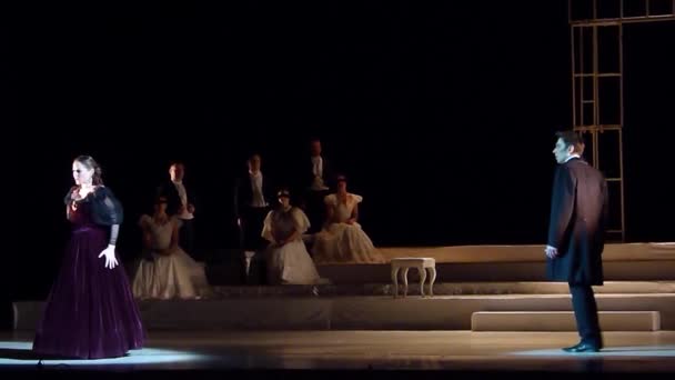 Eugene Onegin opera — Stockvideo