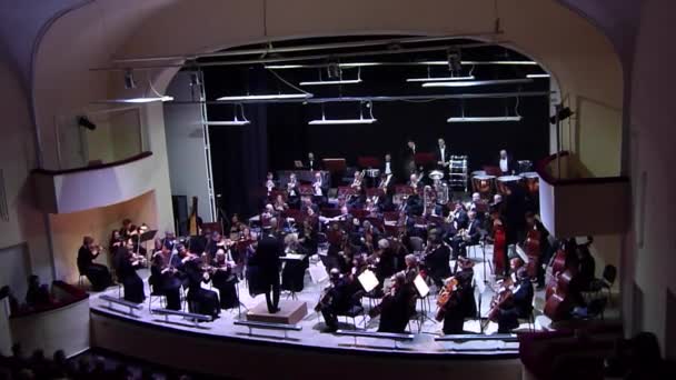 Orquestra Sinfônica Dnipro — Vídeo de Stock