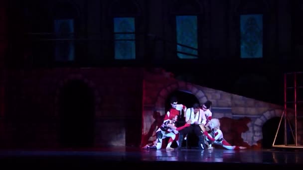 Carmen en José ballet — Stockvideo