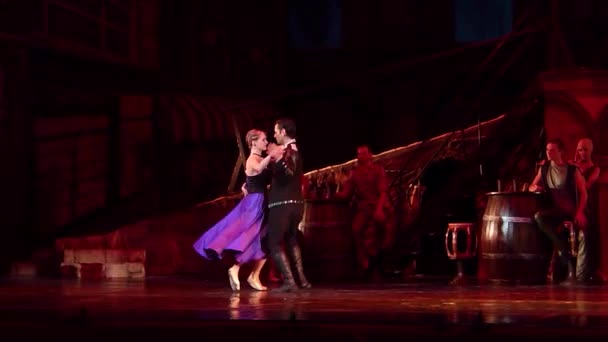 Carmen en José ballet — Stockvideo