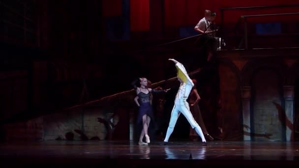 Carmen en José ballet — Stockvideo