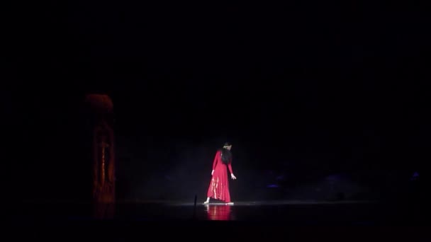 Український історичний балет Принцеса Ольга — стокове відео