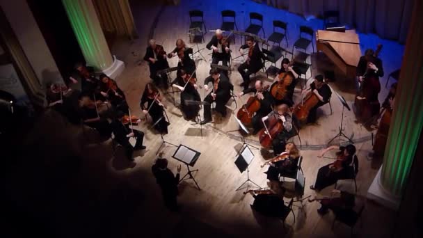 Чотири сезони камерний оркестр — стокове відео
