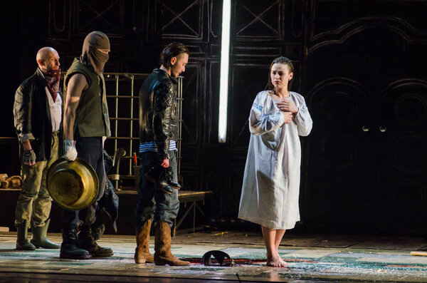 The dramatic performance of Antigone 