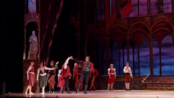 Klasický balet Romeo a Julie — Stock video