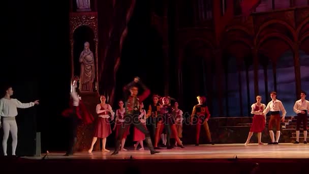 Balé clássico Romeu e Julieta — Vídeo de Stock