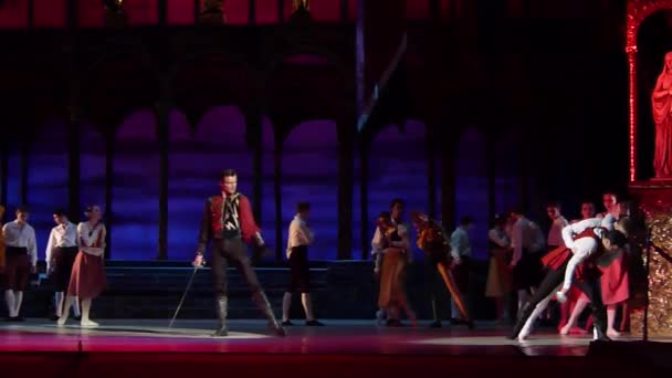 Ballet clásico Romeo y Julieta — Vídeos de Stock