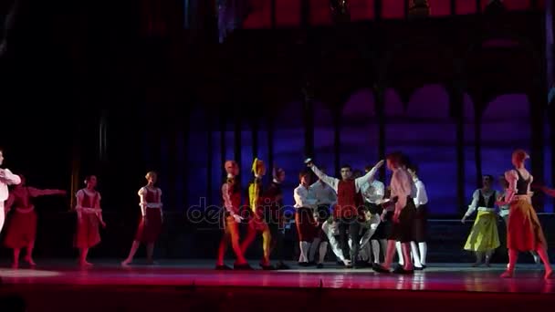 Balletto classico Romeo e Giulietta — Video Stock
