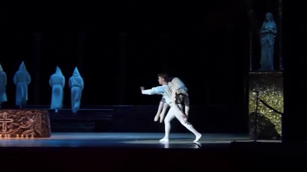 古典バレエ『ロミオとジュリエット』. — ストック動画