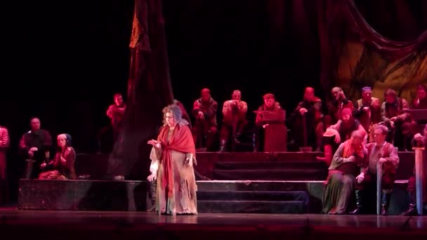 Opera classica Troubadour — Video Stock