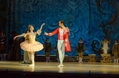 Klasik bale uyku Güzellik