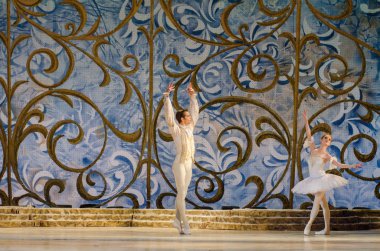 Klasik bale uyku Güzellik